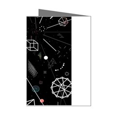 Future Space Aesthetic Math Mini Greeting Cards (pkg Of 8)