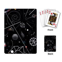 Future Space Aesthetic Math Playing Cards Single Design (rectangle)