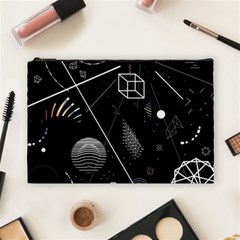 Future Space Aesthetic Math Cosmetic Bag (large) by pakminggu