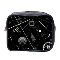 Future Space Aesthetic Math Mini Toiletries Bag (two Sides) by pakminggu