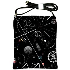 Future Space Aesthetic Math Shoulder Sling Bag by pakminggu