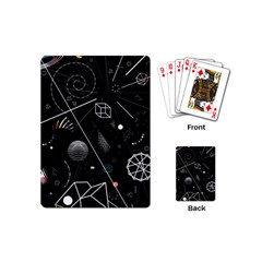 Future Space Aesthetic Math Playing Cards Single Design (mini)