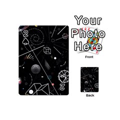 Future Space Aesthetic Math Playing Cards 54 Designs (mini)