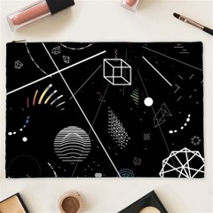 Future Space Aesthetic Math Cosmetic Bag (xxl) by pakminggu