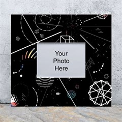 Future Space Aesthetic Math White Wall Photo Frame 5  X 7  by pakminggu