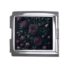 Rose Flower Plant Mega Link Italian Charm (18mm)