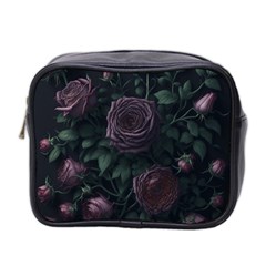 Rose Flower Plant Mini Toiletries Bag (two Sides) by pakminggu