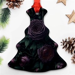 Rose Flower Plant Ornament (christmas Tree) 