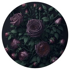 Rose Flower Plant Round Trivet by pakminggu