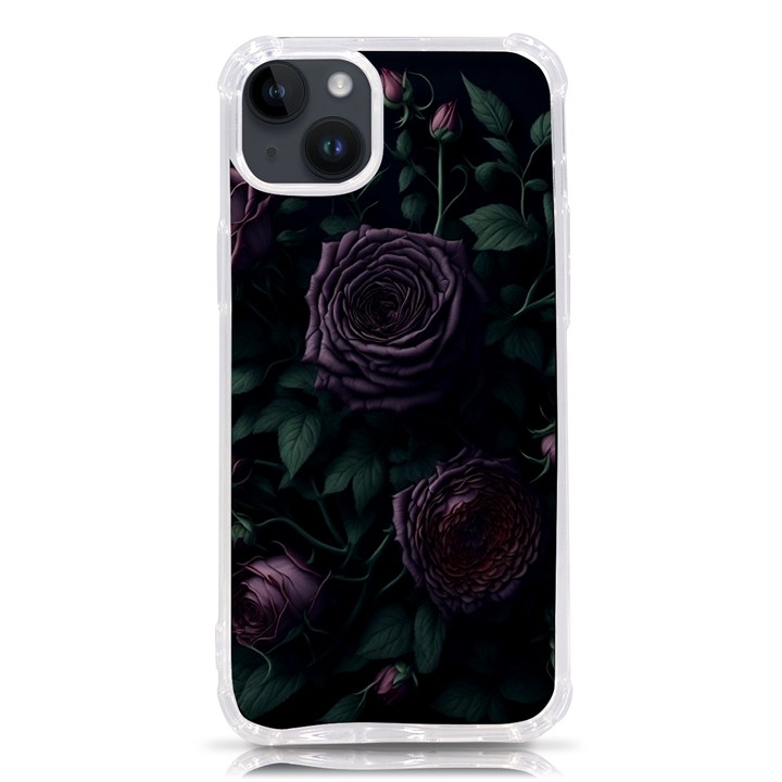 Rose Flower Plant iPhone 14 Plus TPU UV Print Case