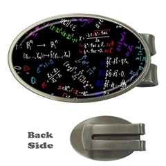 Mathematics  Physics Maths Math Pattern Money Clips (oval)  by pakminggu