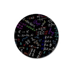 Mathematics  Physics Maths Math Pattern Magnet 3  (round) by pakminggu