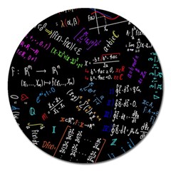 Mathematics  Physics Maths Math Pattern Magnet 5  (round) by pakminggu