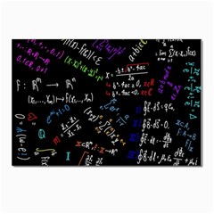 Mathematics  Physics Maths Math Pattern Postcards 5  X 7  (pkg Of 10) by pakminggu