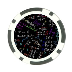 Mathematics  Physics Maths Math Pattern Poker Chip Card Guard by pakminggu