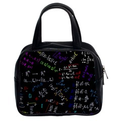 Mathematics  Physics Maths Math Pattern Classic Handbag (two Sides) by pakminggu