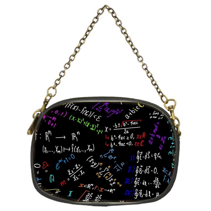 Mathematics  Physics Maths Math Pattern Chain Purse (One Side)