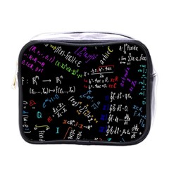 Mathematics  Physics Maths Math Pattern Mini Toiletries Bag (one Side) by pakminggu