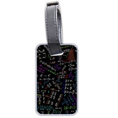 Mathematics  Physics Maths Math Pattern Luggage Tag (two Sides) by pakminggu