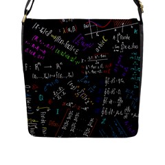 Mathematics  Physics Maths Math Pattern Flap Closure Messenger Bag (l) by pakminggu