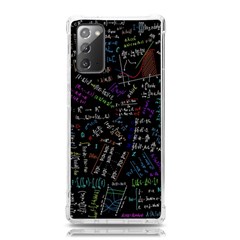 Mathematics  Physics Maths Math Pattern Samsung Galaxy Note 20 Tpu Uv Case by pakminggu