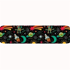 Space Seamless Pattern Large Bar Mat