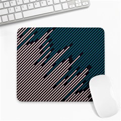 Abstract Diagonal Striped Lines Pattern Large Mousepad by pakminggu