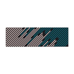 Abstract Diagonal Striped Lines Pattern Sticker Bumper (100 Pack) by pakminggu