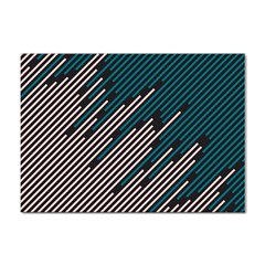 Abstract Diagonal Striped Lines Pattern Sticker A4 (10 Pack) by pakminggu