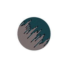 Abstract Diagonal Striped Lines Pattern Golf Ball Marker (10 Pack) by pakminggu