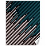 Abstract Diagonal Striped Lines Pattern Canvas 12  x 16  11.86 x15.41  Canvas - 1