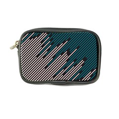 Abstract Diagonal Striped Lines Pattern Coin Purse by pakminggu