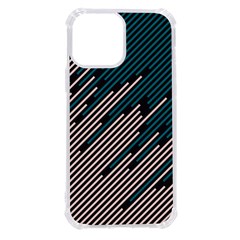 Abstract Diagonal Striped Lines Pattern Iphone 13 Pro Max Tpu Uv Print Case by pakminggu