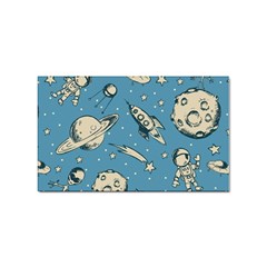 Space Objects Nursery Pattern Sticker Rectangular (100 Pack) by pakminggu