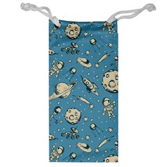 Space Objects Nursery Pattern Jewelry Bag by pakminggu