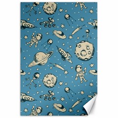 Space Objects Nursery Pattern Canvas 20  X 30  by pakminggu