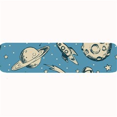 Space Objects Nursery Pattern Large Bar Mat