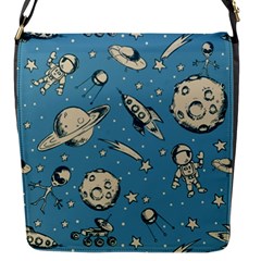 Space Objects Nursery Pattern Flap Closure Messenger Bag (s) by pakminggu