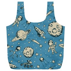 Space Objects Nursery Pattern Full Print Recycle Bag (xl) by pakminggu