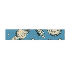 Space Objects Nursery Pattern Premium Plush Fleece Scarf (mini) by pakminggu