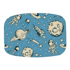 Space Objects Nursery Pattern Mini Square Pill Box by pakminggu