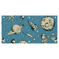 Space Objects Nursery Pattern Banner And Sign 6  X 3  by pakminggu