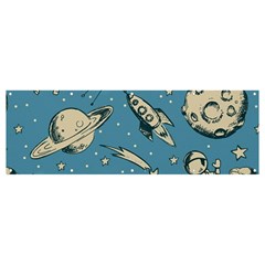 Space Objects Nursery Pattern Banner And Sign 12  X 4  by pakminggu