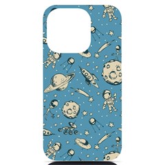 Space Objects Nursery Pattern Iphone 14 Pro Black Uv Print Case by pakminggu