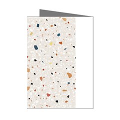 Terrazzo Natural Stone Pattern Art Mini Greeting Cards (pkg Of 8)