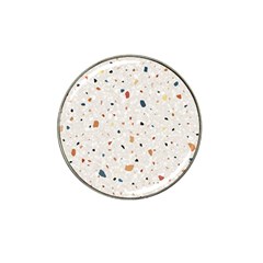 Terrazzo Natural Stone Pattern Art Hat Clip Ball Marker (10 Pack) by pakminggu