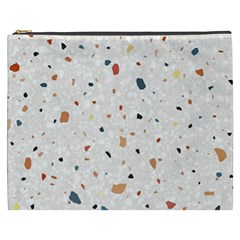 Terrazzo Natural Stone Pattern Art Cosmetic Bag (xxxl) by pakminggu