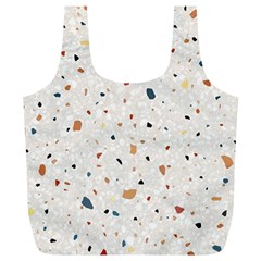 Terrazzo Natural Stone Pattern Art Full Print Recycle Bag (xl) by pakminggu