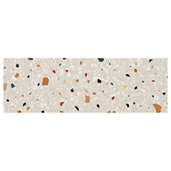 Terrazzo Natural Stone Pattern Art Banner And Sign 9  X 3  by pakminggu