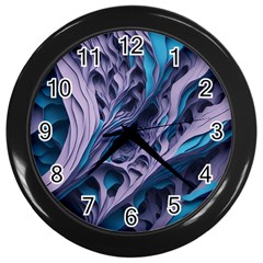 Abstract Trims Wall Clock (black) by pakminggu